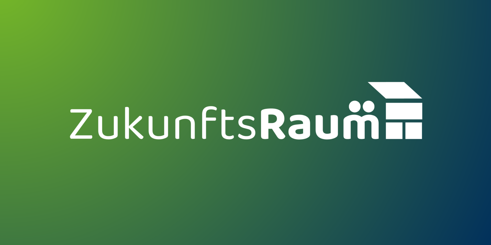 Eine Wortmarke 'ZukunftsRaum' (als Schriftlogo).