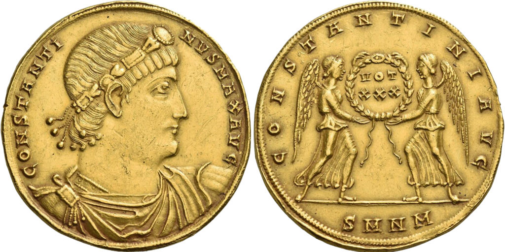 Medaille von Kaiser Konstantin I. (Constantine I. (307-337)