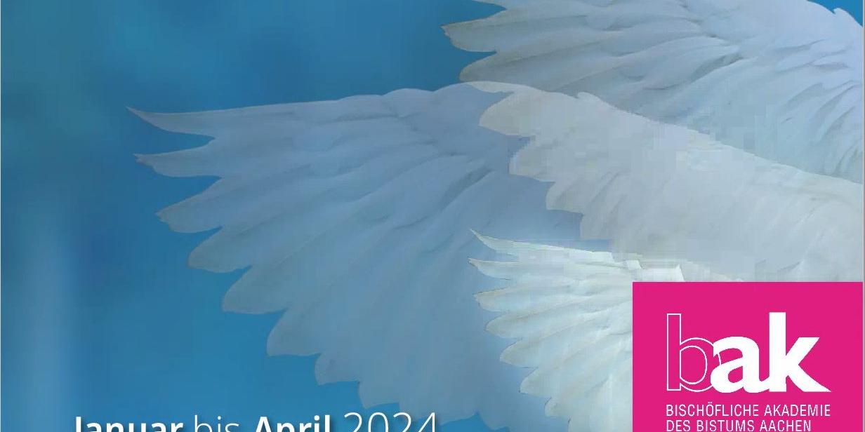 Titelseite des Programmheftes Januar bis April 2024 der Bischöflichen Akademie