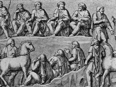 Germanische Ratsversammlung (Relief an der Mark-Aurel-Säule, Rom)