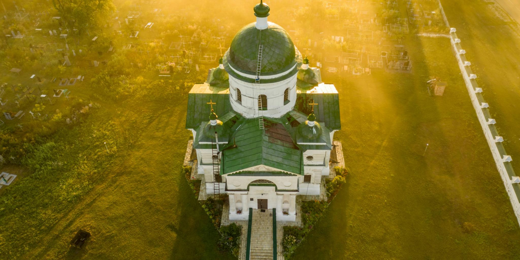 Michaelskirche in Mostyshche (Dorf in der Region Chernihiv)